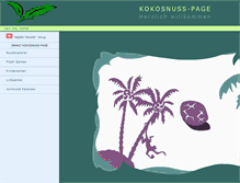Tablet Screenshot of kokosnuss.ch